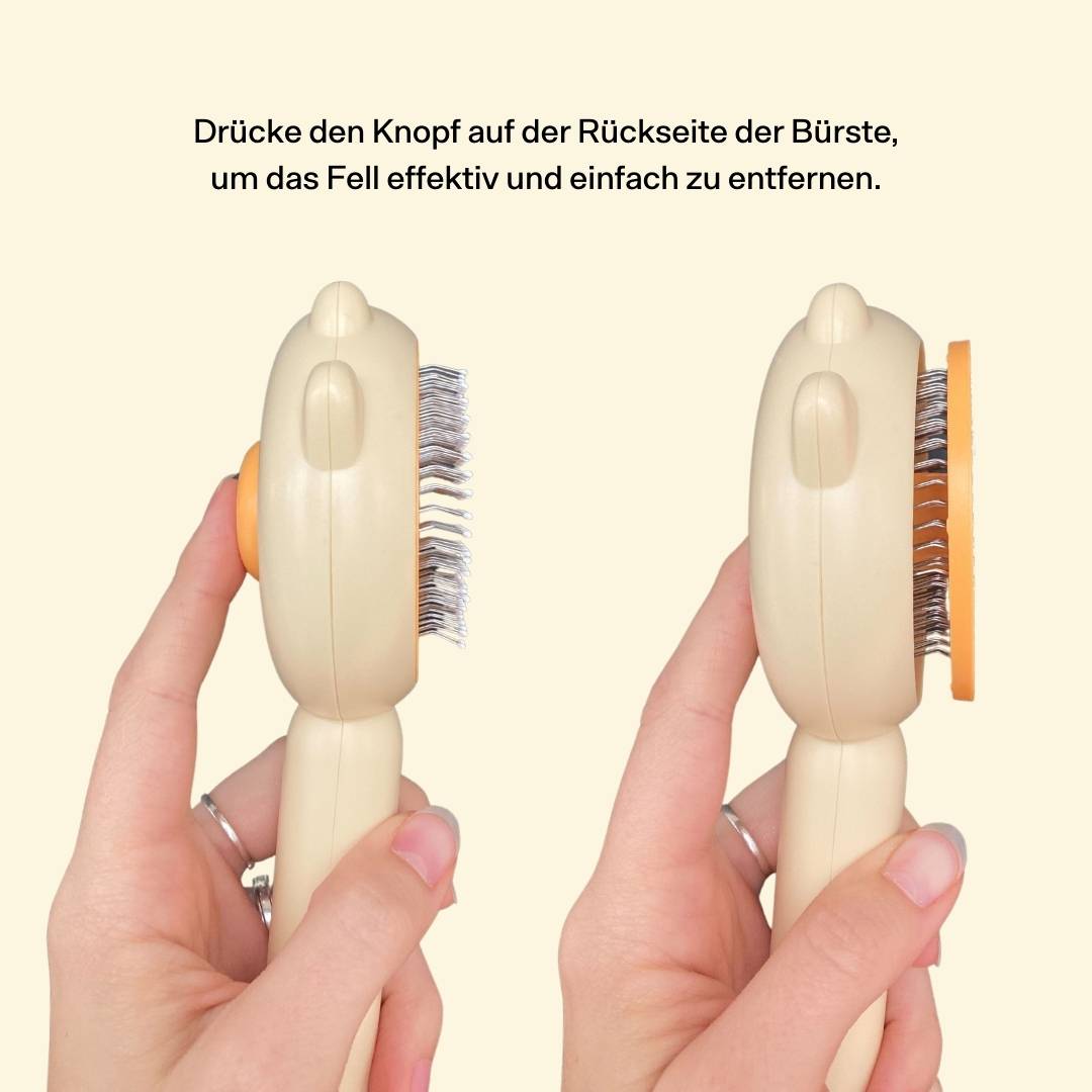 Die ergonomische Katzenbürste