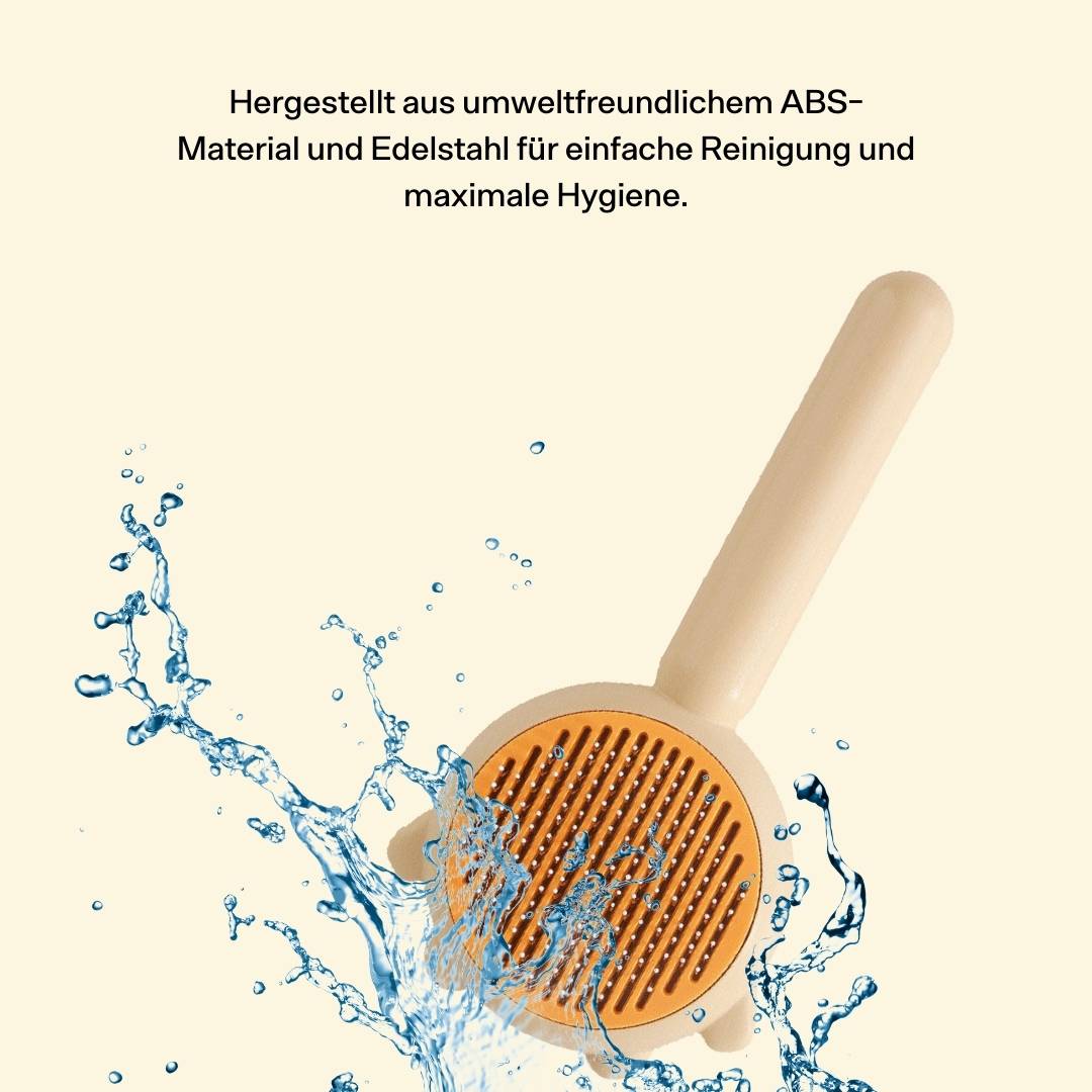 Die ergonomische Katzenbürste