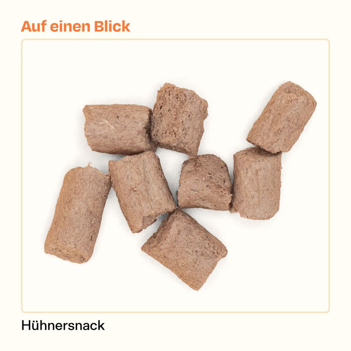 50g gefriergetrockneter purer Hühnersnack 🐔