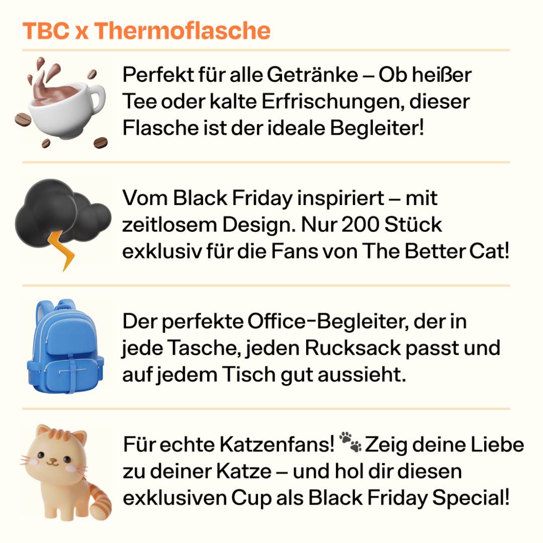 Thermoflasche | Black Friday Edition