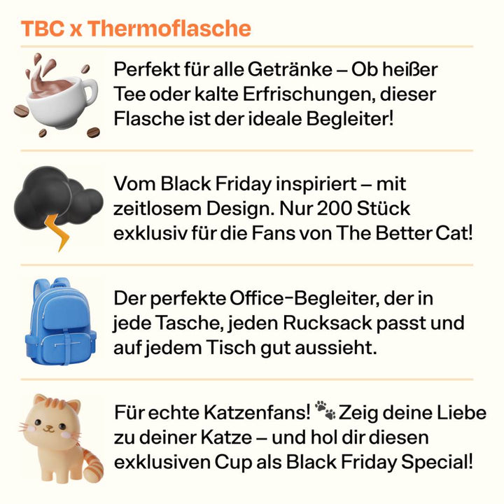 Thermoflasche | Black Friday Edition