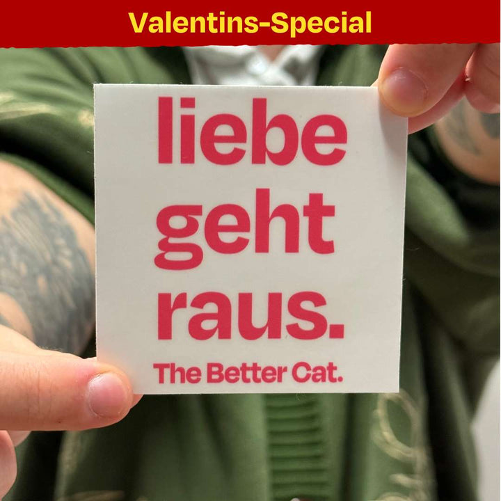 "Liebe geht Raus" Valentins Sticker