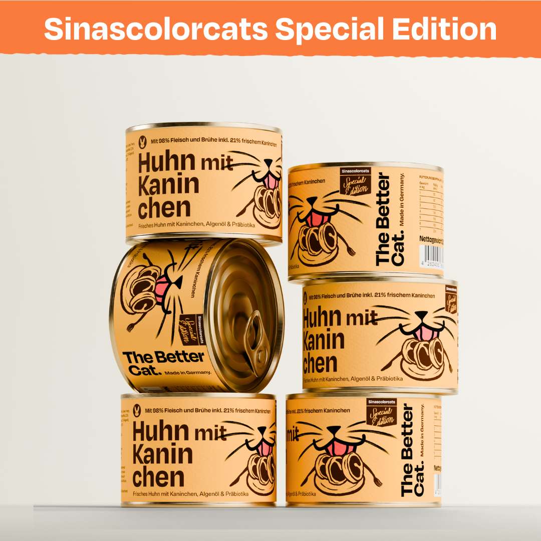 6x200g Huhn mit Kaninchen Nassfutter