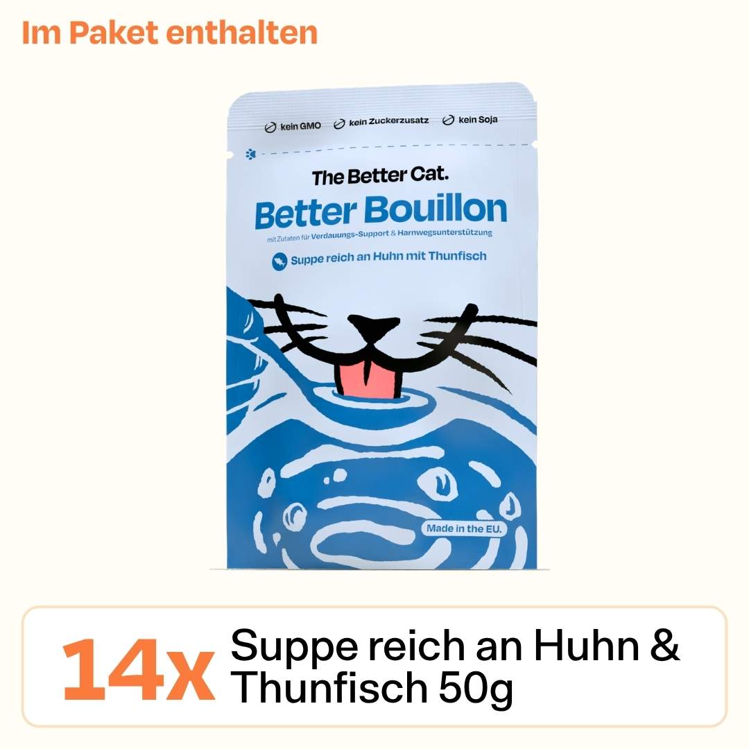 14x50g Suppe reich an Huhn mit Thunfisch - Better Bouillon