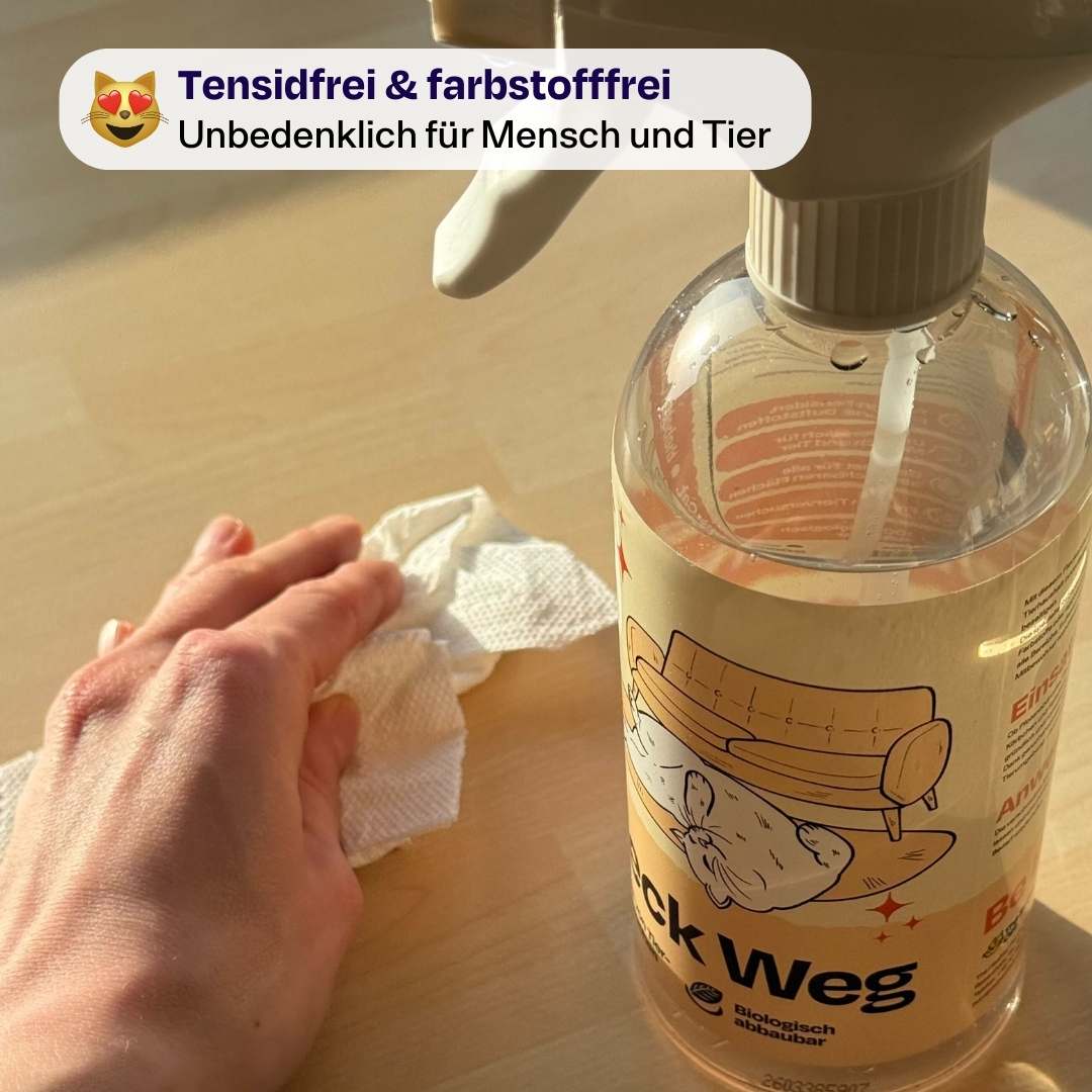 Fleck Weg - Katzenfreundlicher Fleckenentferner