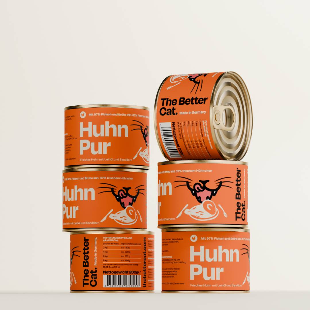 Monoprotein Huhn Pur 6x200g Nassfutter