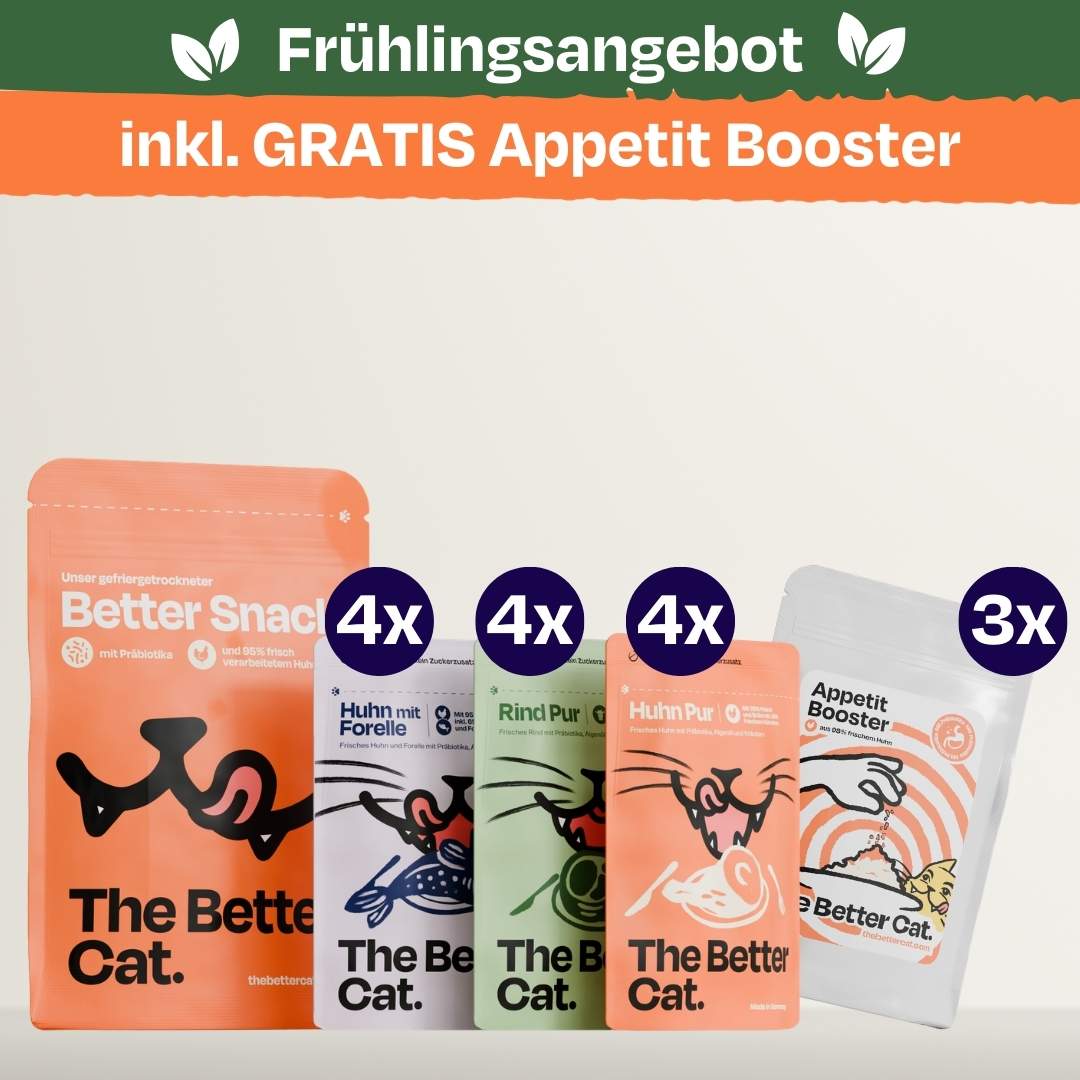 Frisches Starterpack inkl. GRATIS Appetit Booster Proben