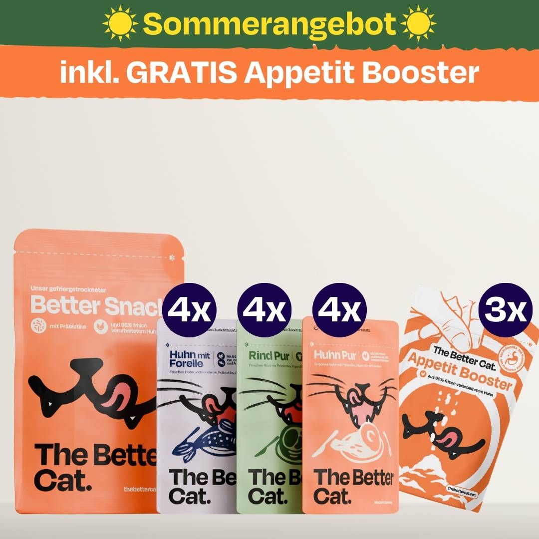 Frisches Starterpack inkl. GRATIS Appetit Booster Proben