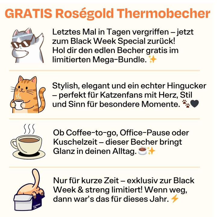 Black Week Bundle inkl. GRATIS Thermo - Roségold