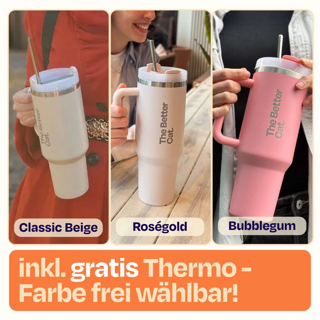 Katzenliebe Bundle inkl. GRATIS Thermo & Valentins-Magnet