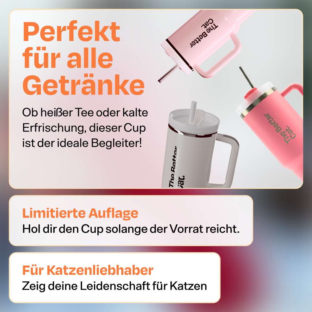 Katzenliebe Bundle inkl. GRATIS Thermo & Valentins-Magnet