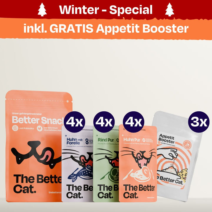 Frisches Starterpack inkl. GRATIS Appetit Booster Proben