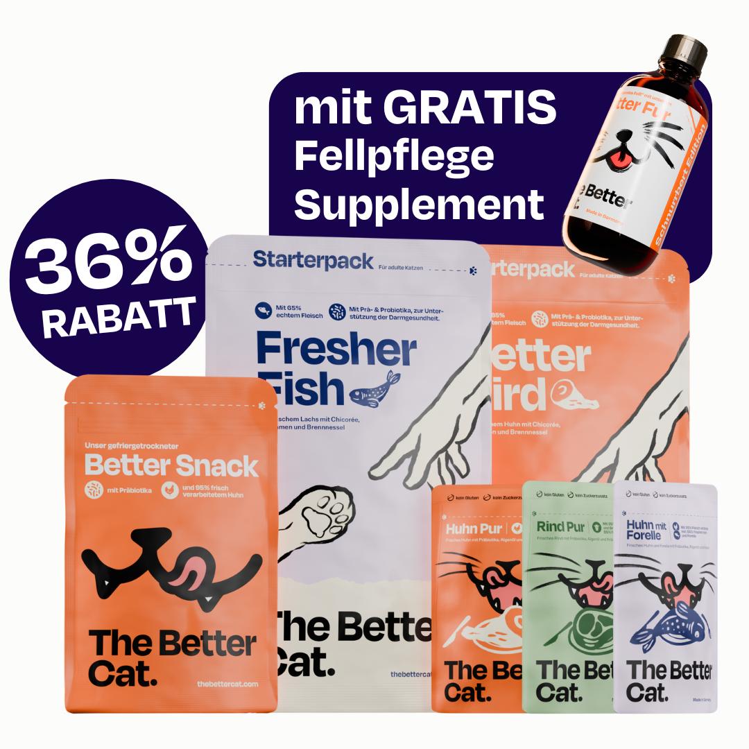 Belly-Relief Probierpack mit GRATIS Fellpflege-Supplement