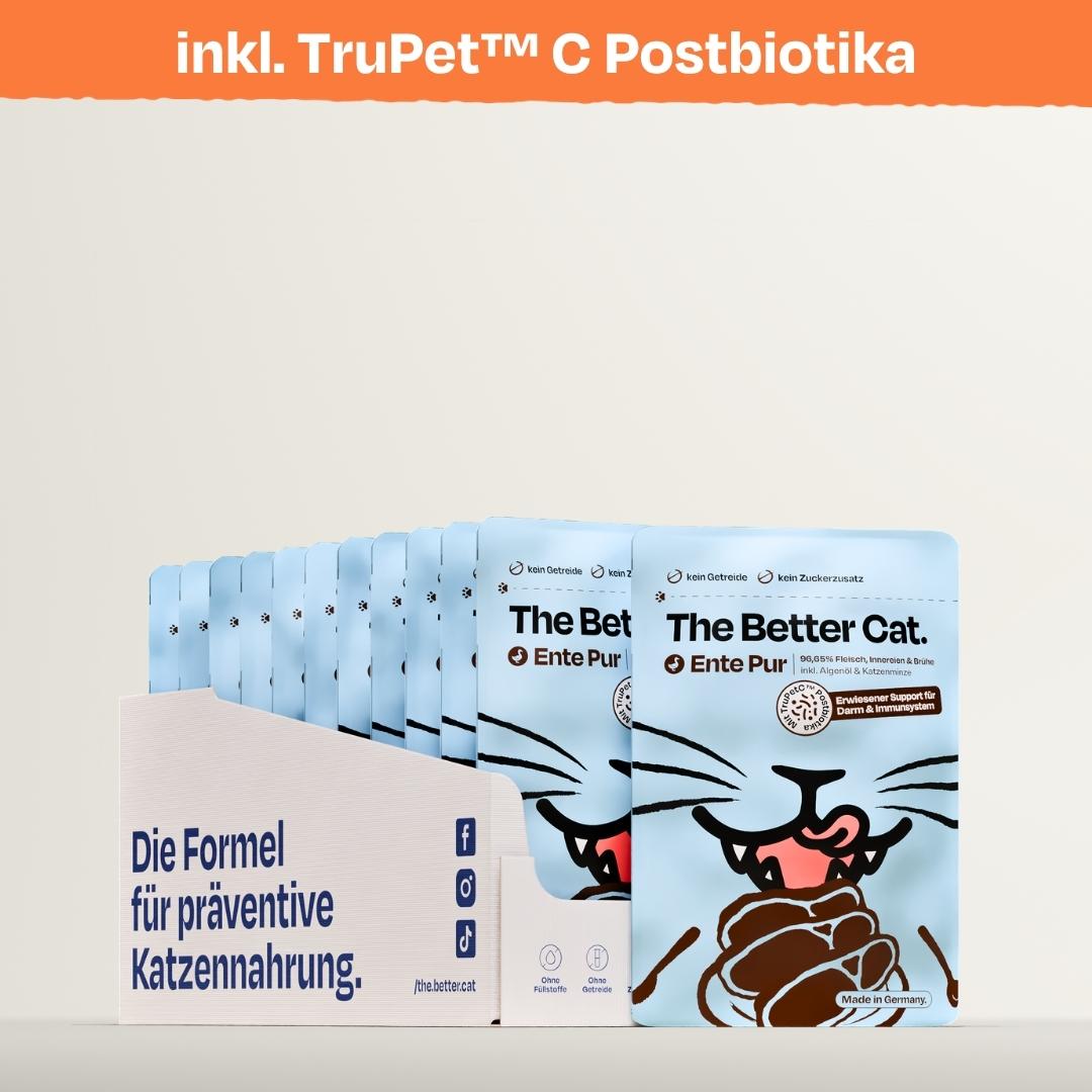 12x85g Monoprotein Ente Pur Nassfutter