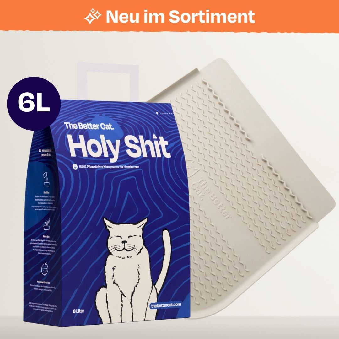 Holy Sh*t – Pflanzliche Katzenstreu
