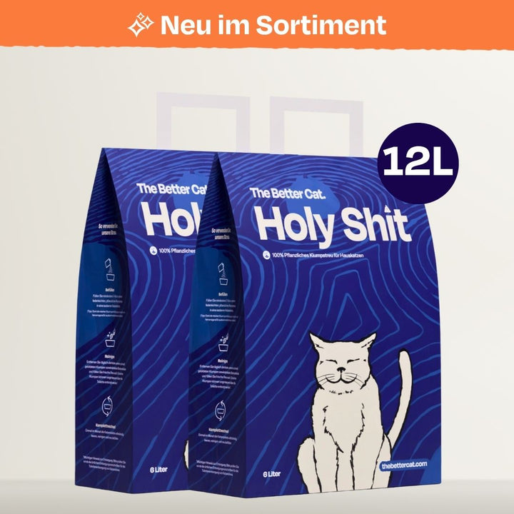Holy Sh*t – Pflanzliche Katzenstreu