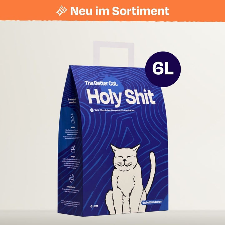 Holy Sh*t – Pflanzliche Katzenstreu