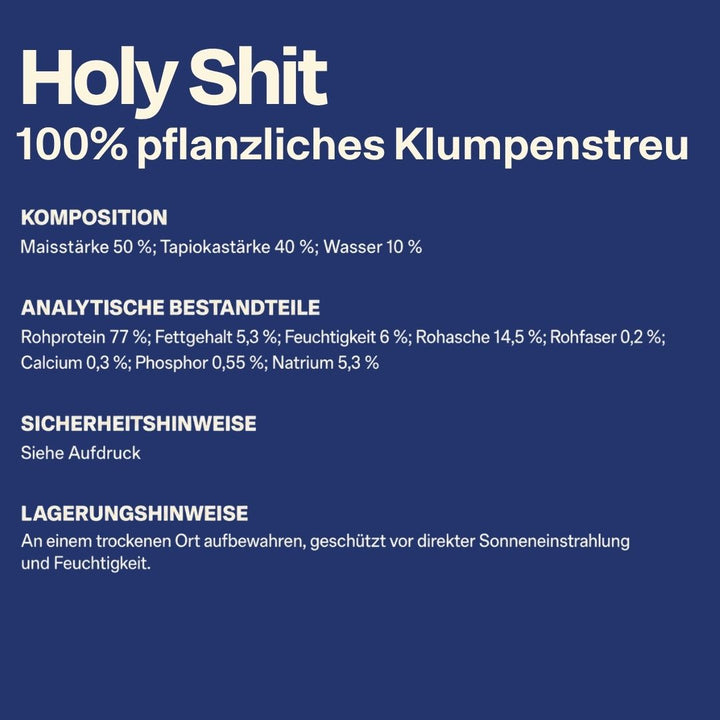 Holy Sh*t – Pflanzliche Katzenstreu