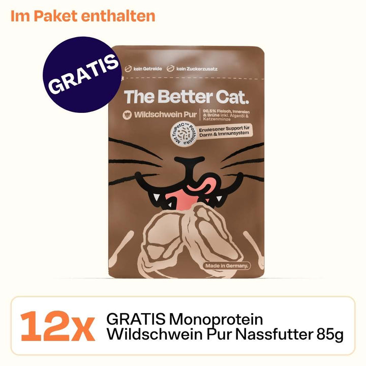 Maxi Super Sparpaket inkl. GRATIS 12x85g Wildschwein Pur