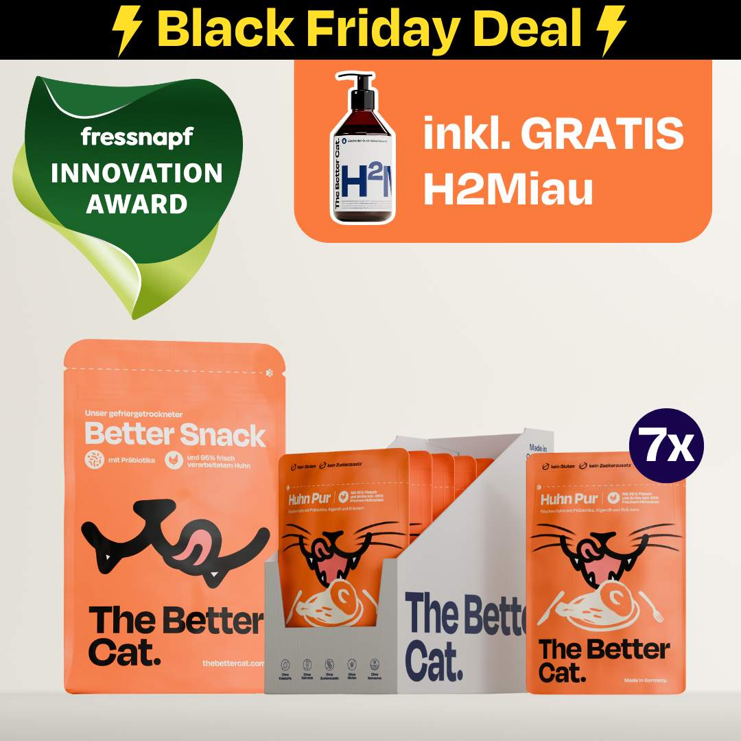 Nassfutter Starterpack inkl. GRATIS H2Miau Hydration Booster