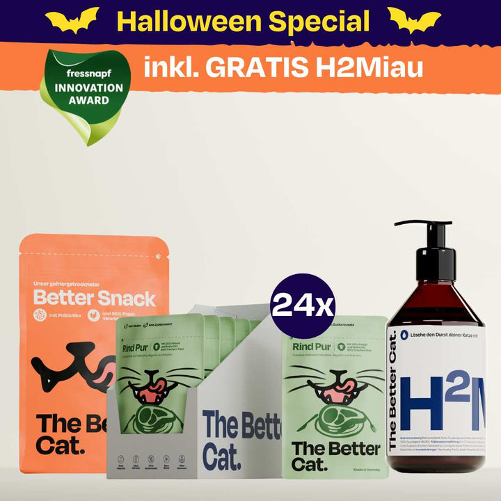 Nassfutter Starterpack inkl. GRATIS H2Miau Hydration Booster