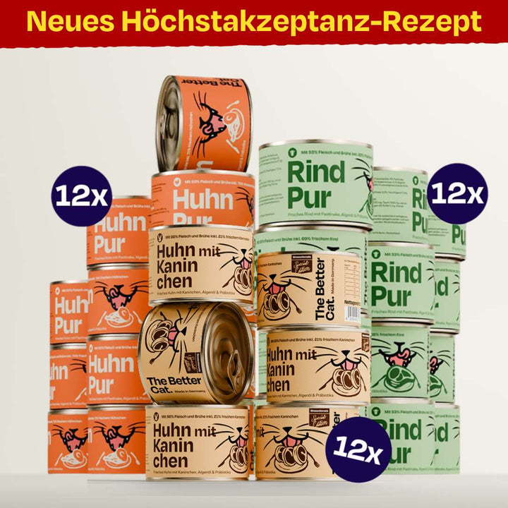 Nassfutter Volumenpaket - Dosen