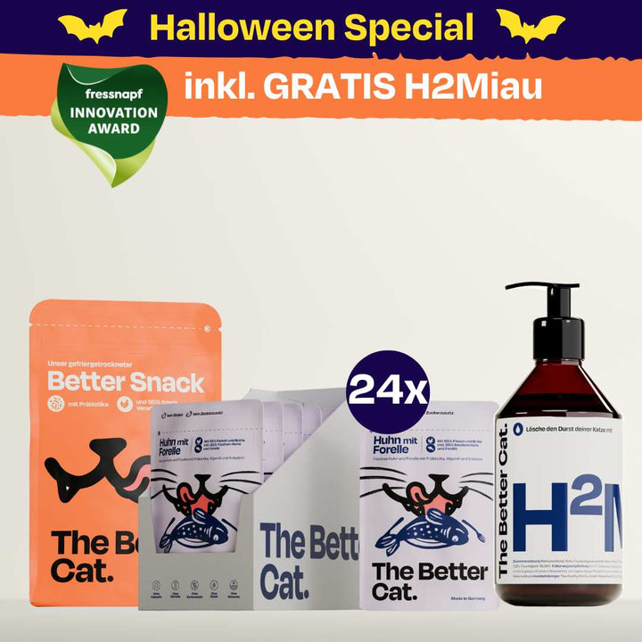 Nassfutter Starterpack inkl. GRATIS H2Miau Hydration Booster