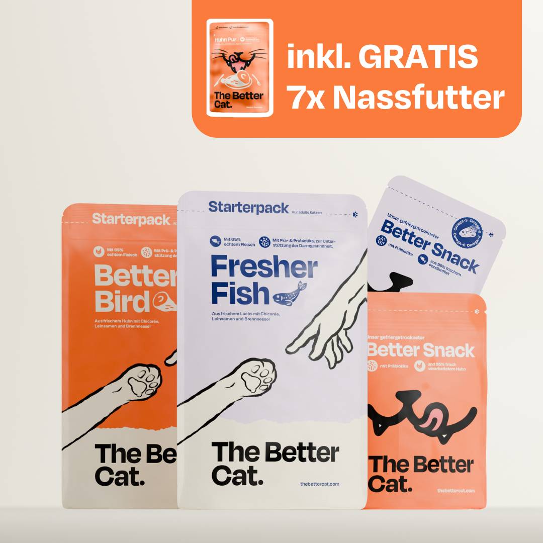 Frisches Probierpack inkl. 1 Woche GRATIS Nassfutter