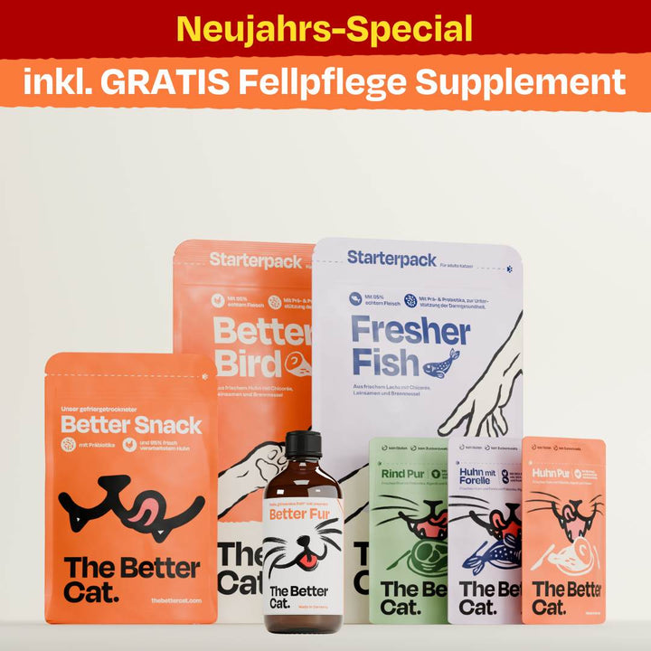 Belly-Relief Probierpack mit GRATIS Fellpflege-Supplement