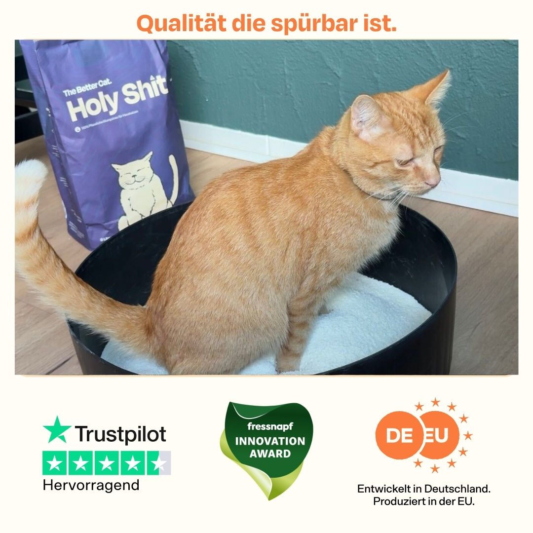 Holy Sh*t – Pflanzliche Katzenstreu