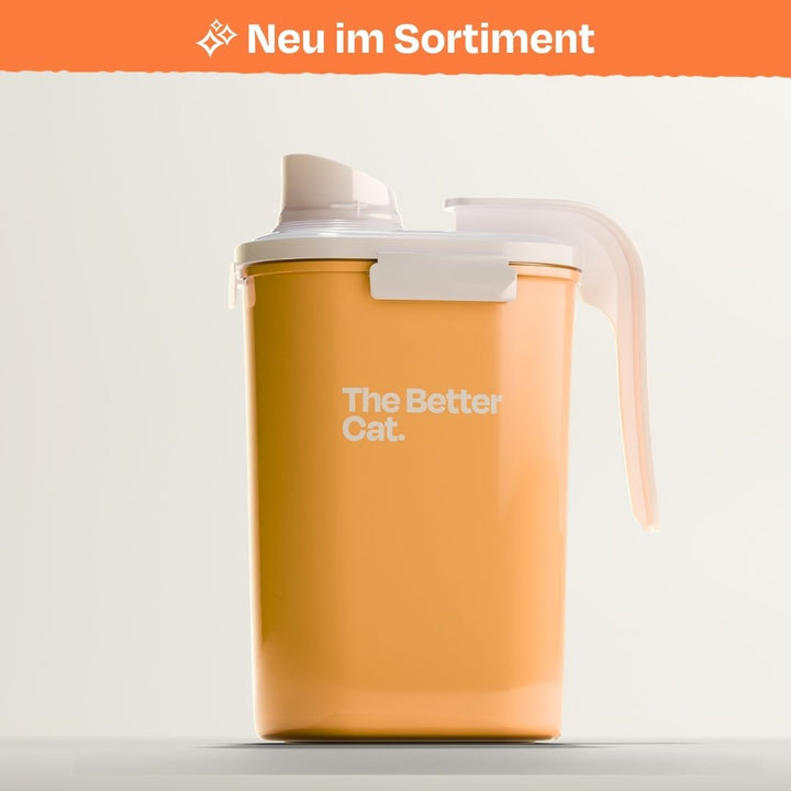 Katzenfutterbehälter mit Messbecher