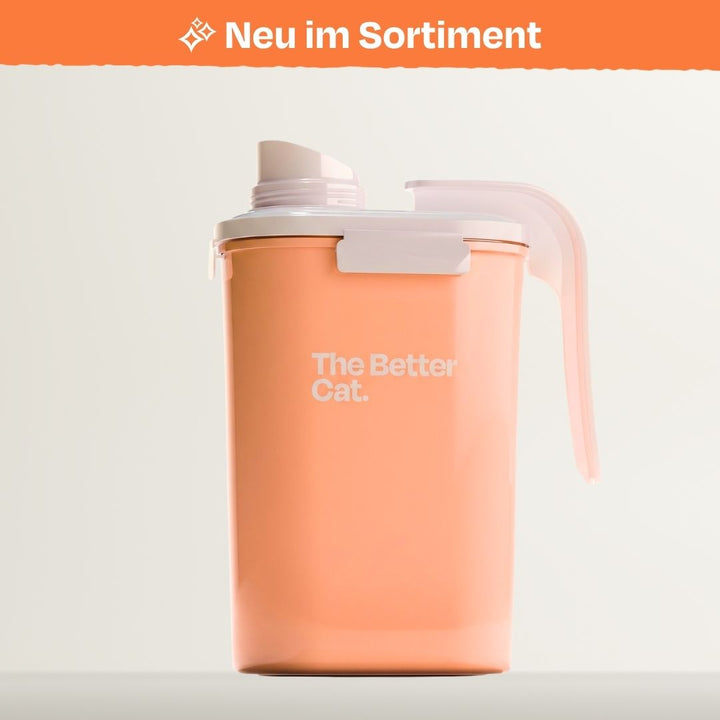 Katzenfutterbehälter mit Messbecher