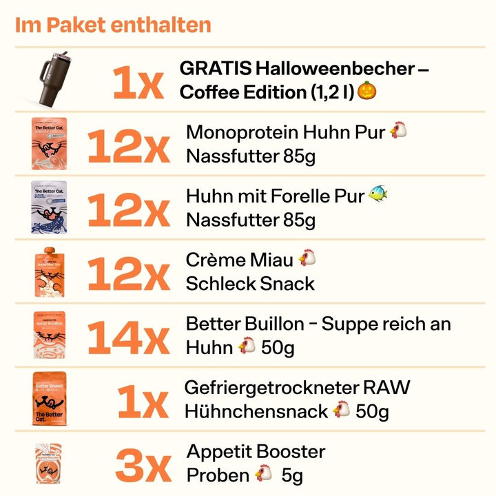 Das Halloween-Bundle inkl. GRATIS Thermo im Coffee-Farbe
