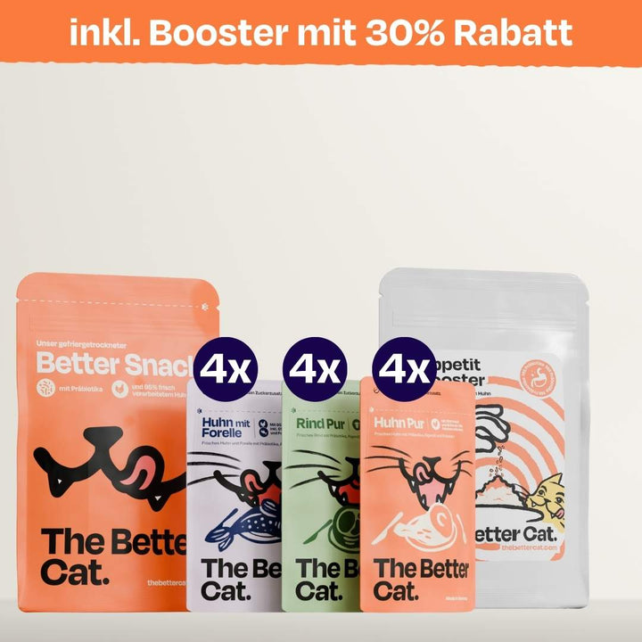 Frisches Starterpack inkl. GRATIS Appetit Booster Probe