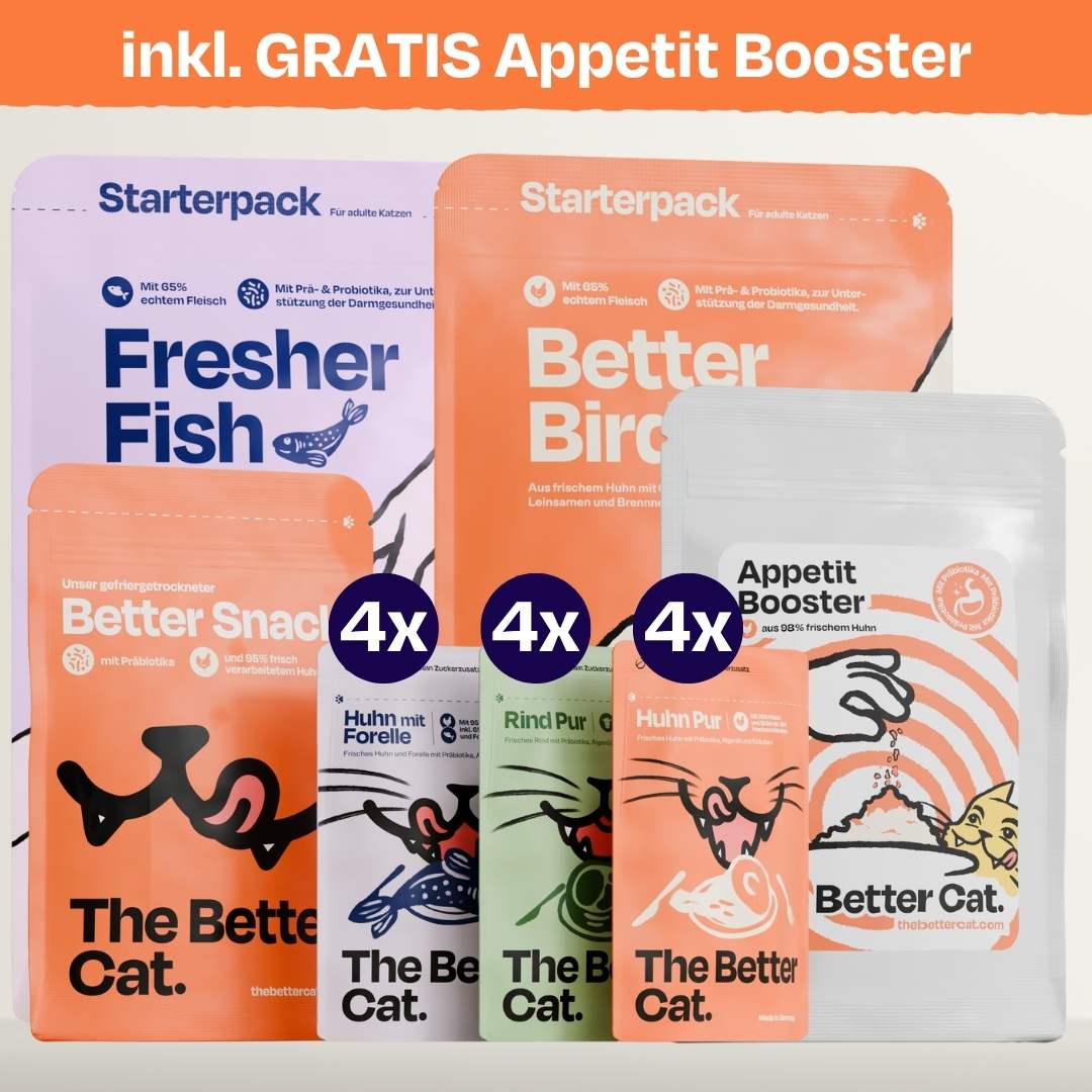 Frisches Starterpack inkl. GRATIS Appetit Booster Probe