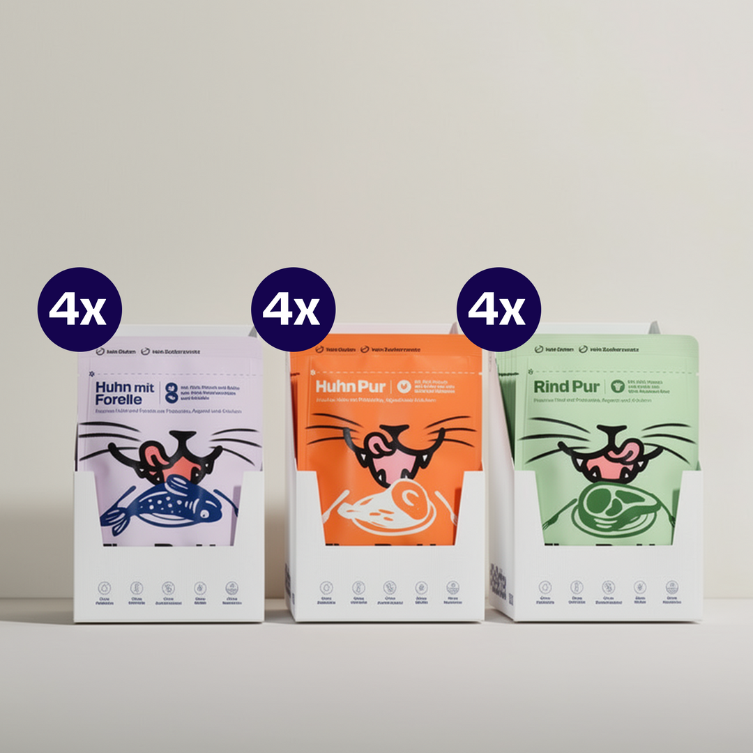 12x 85g Nassfutter Probierpaket Huhn Mix